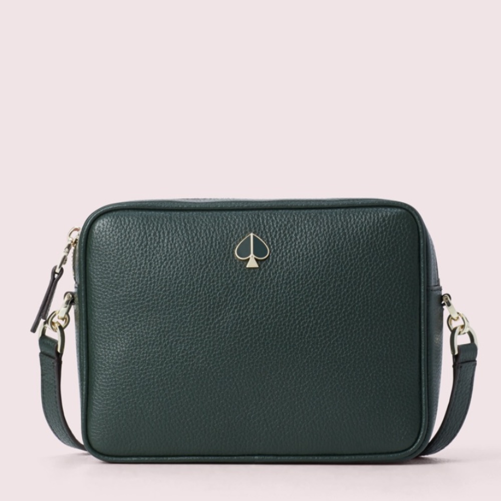 NWT Kate Spade Polly Camera Bag Deep Evergreen